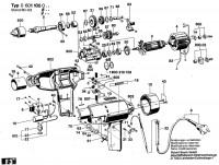 Bosch 0 601 105 801  Drill 110 V / Eu Spare Parts